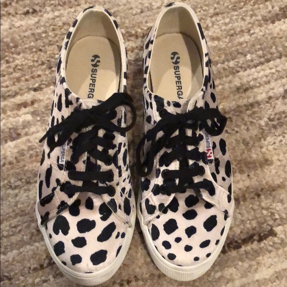 superga dalmatian platform